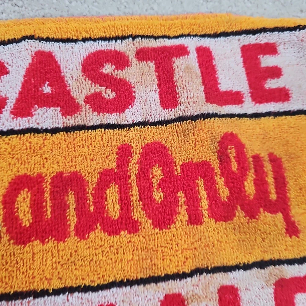 2 Newcastle The One and Only Brown Ale Woven 100% Cotton Bar Towel